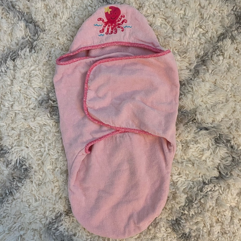 Newborn swaddle bath towel